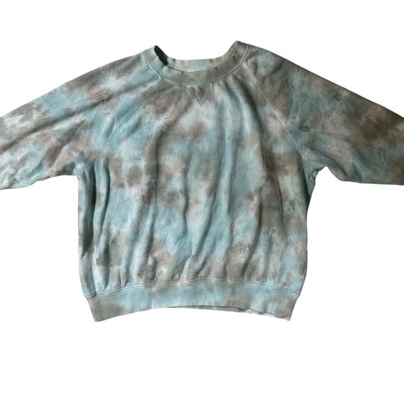 Old Navy 2 Piece Tie Dye Set Crewneck Sweatshirt (M) Joggers (L) Brown Blue M/L - Picture 4 of 9